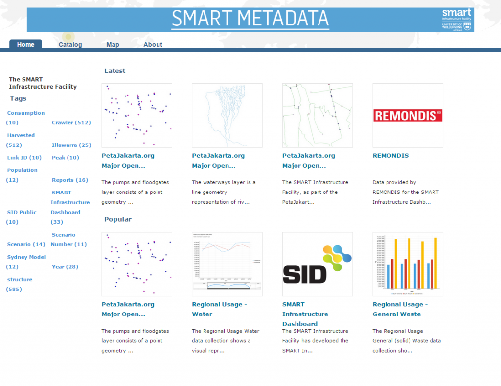 SMART Metadata Homepage